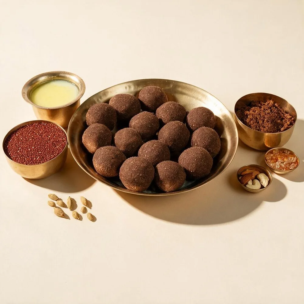 Handmade Pushti laddoos